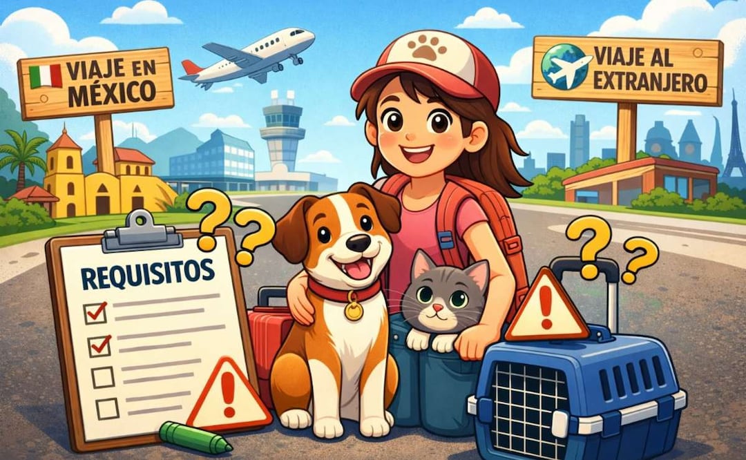 ¿Viajarás con tu mascota en Semana Santa? Estos documentos son obligatorios para evitar problemas. Foto: (IA)
