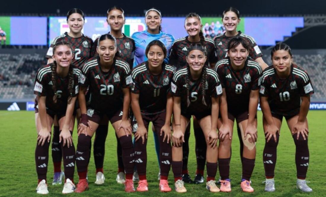 Selección Mexicana Femenil Sub17. Foto: (Redes Sociales)