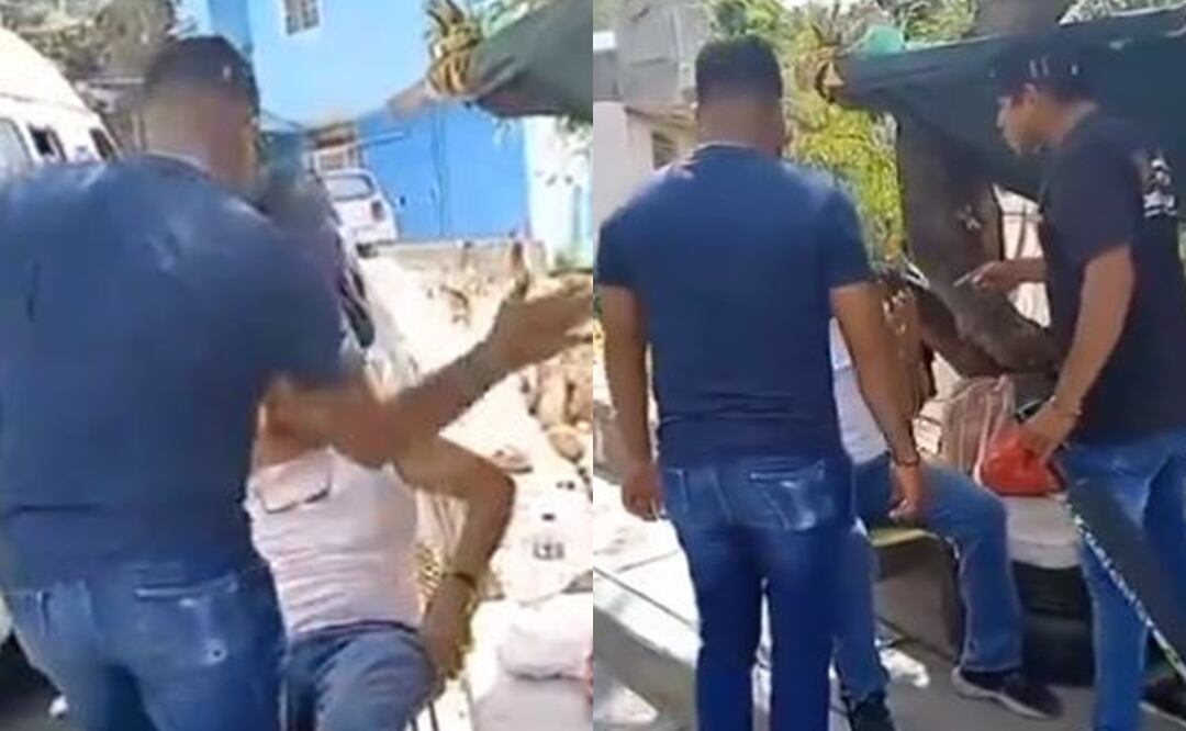 Presuntos extorsionadores golpean a checadores y transportistas en Acapulco, video es viral