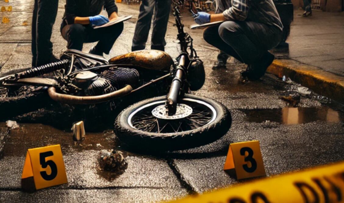 Balacera en el Centro CDMX (Foto: Creada con IA)