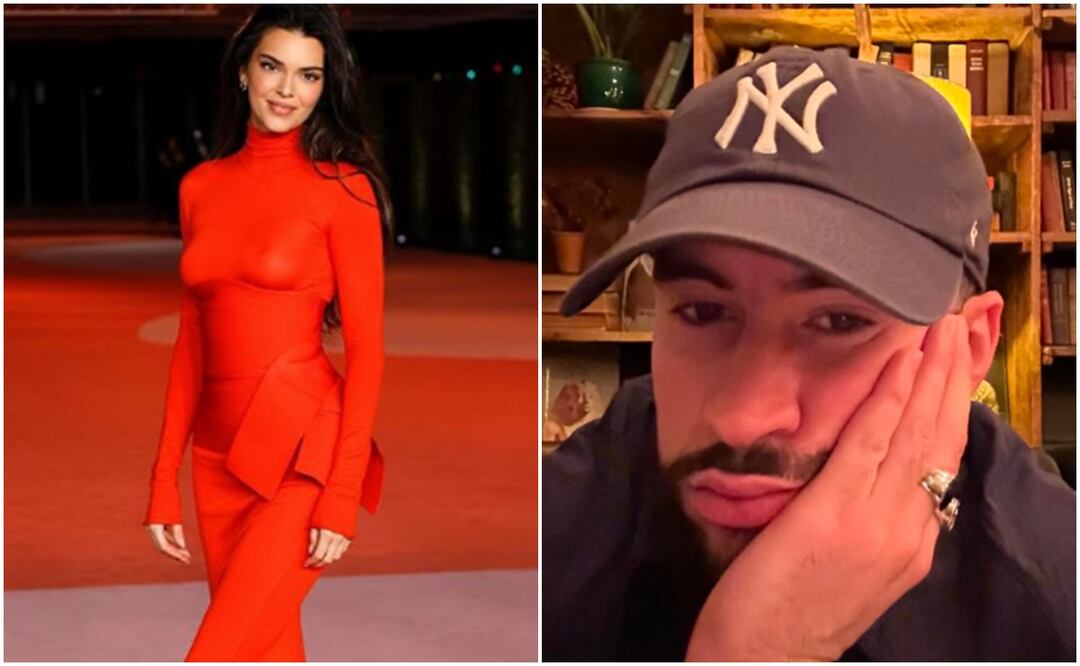 Kendall Jenner va por el recalentado, ya tenía nuevo novio y la cachan otra vez con Bad Bunny