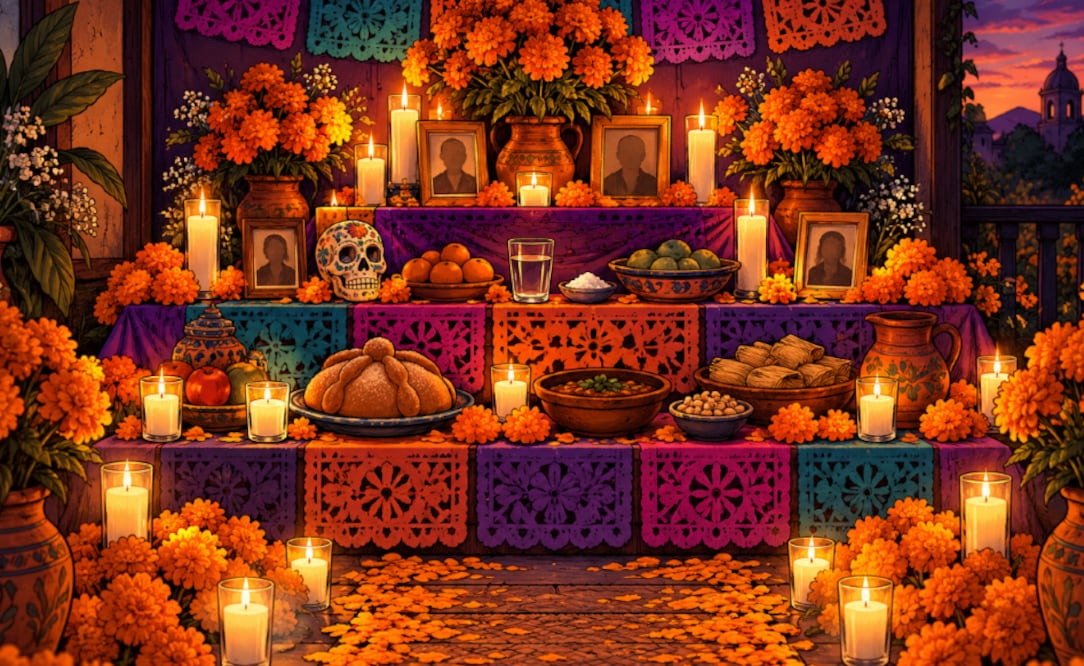 Día de Muertos 2026: ¿Qué almas llegan hoy 28 de octubre y cómo recibirlas? (Foto: Creada con IA)