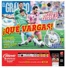 Portada El Gráfico | Lunes 1 de septiembre 2025