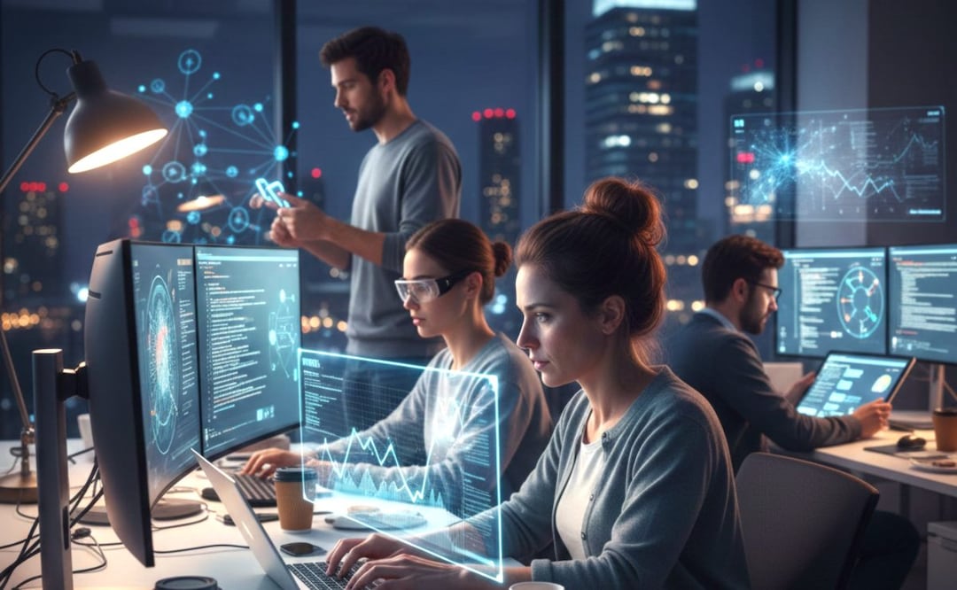 Imagen ilustrativa: IA (La Inteligencia Artificial realmente ahorra tiempo Harvard sugiere que trabajamos más)