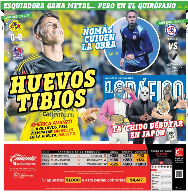 Portada El Gráfico | Miércoles 11 de febrero de 2026