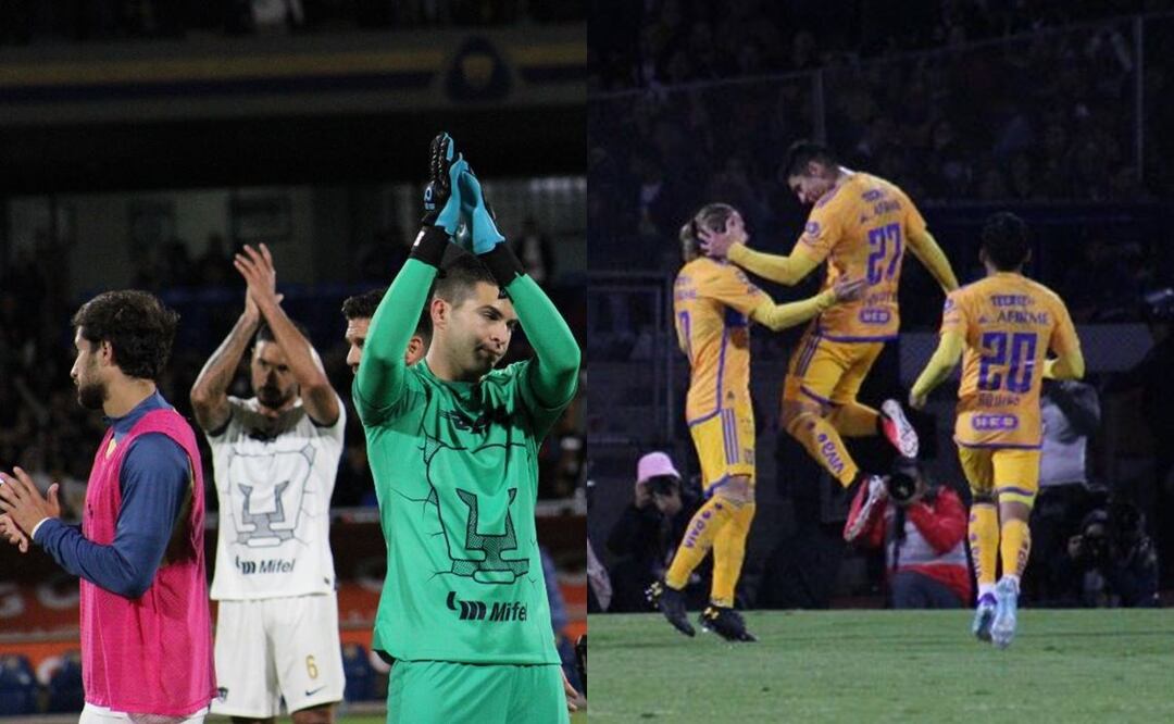 Tigres ruge más fuerte que Pumas y se deja ir con ventaja, en la semifinal del Apertura 2023