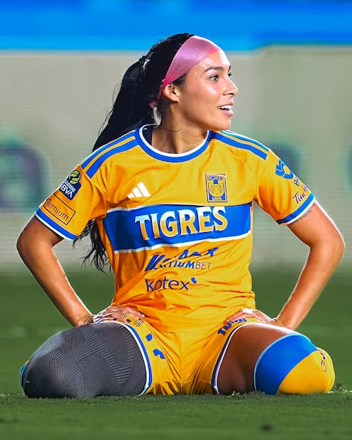 Sabrina Enciso de Tigres Femenil (Vía: X)