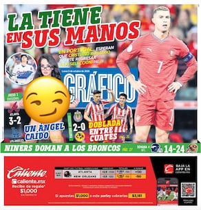 Portada El Gráfico | Lunes 5 de Octubre de 2026
