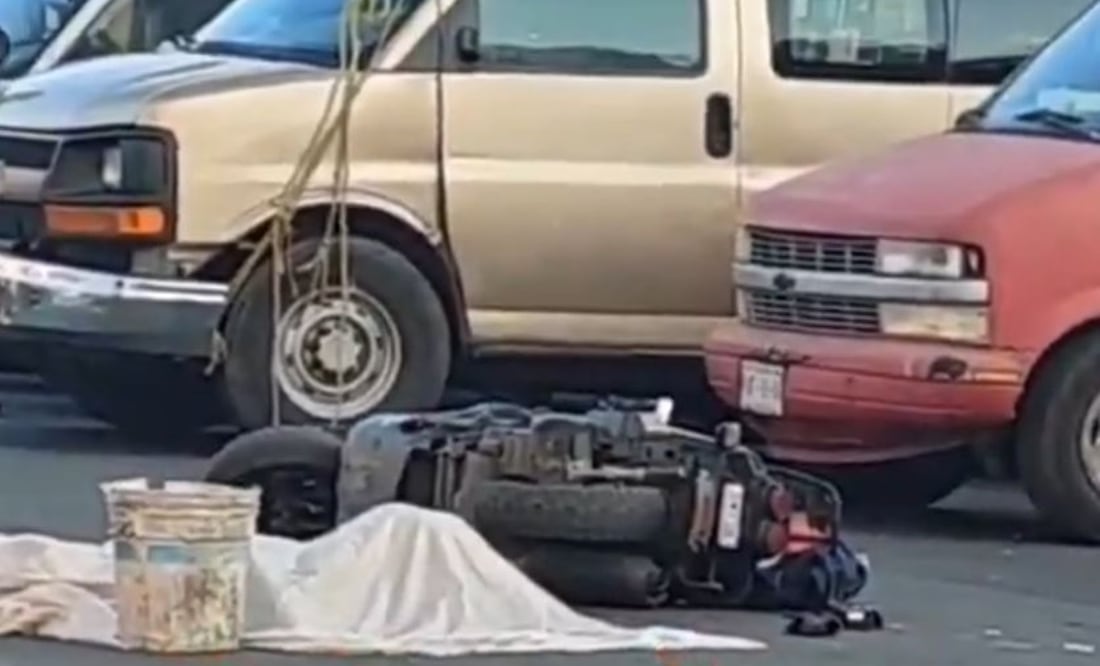 ¡Lo reventó la pipa! Tragedia frente al Tianguis El Salado en Neza