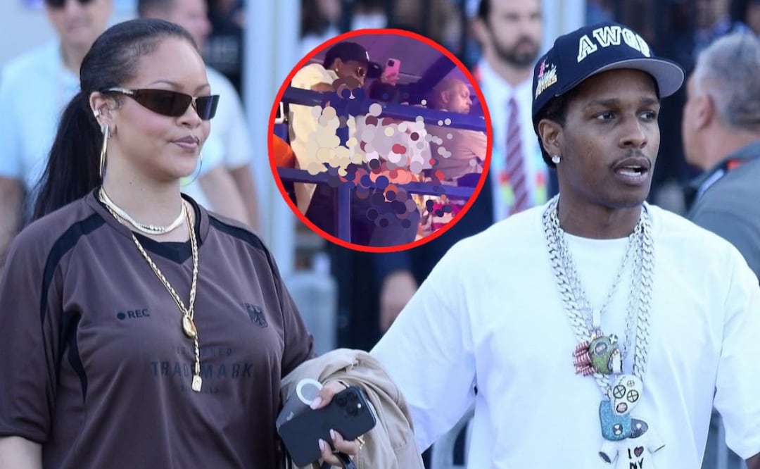 Rihanna y A$AP Rocky (Vía: Redes)
