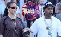 Rihanna y A$AP Rocky roban miradas con sensual baile durante un evento
