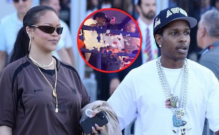 Rihanna y A$AP Rocky roban miradas con sensual baile durante un evento