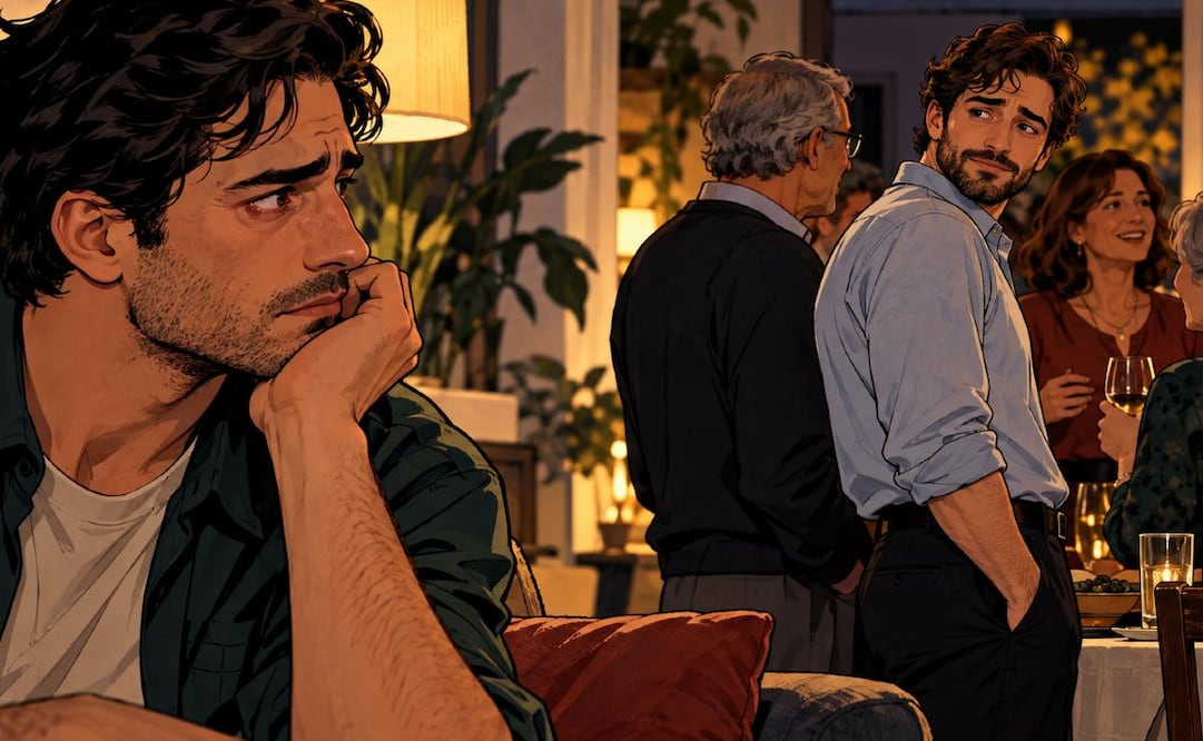 Yo salí del clóset, mi novio no, ¿cuánto tiempo vale la pena esperar con la relación en secreto? (Foto: Creada con IA)