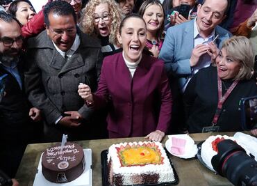 ¿Te perdiste la mañanera? Sheinbaum celebra su cumple con anuncios de iniciativas para el Poder Judicial