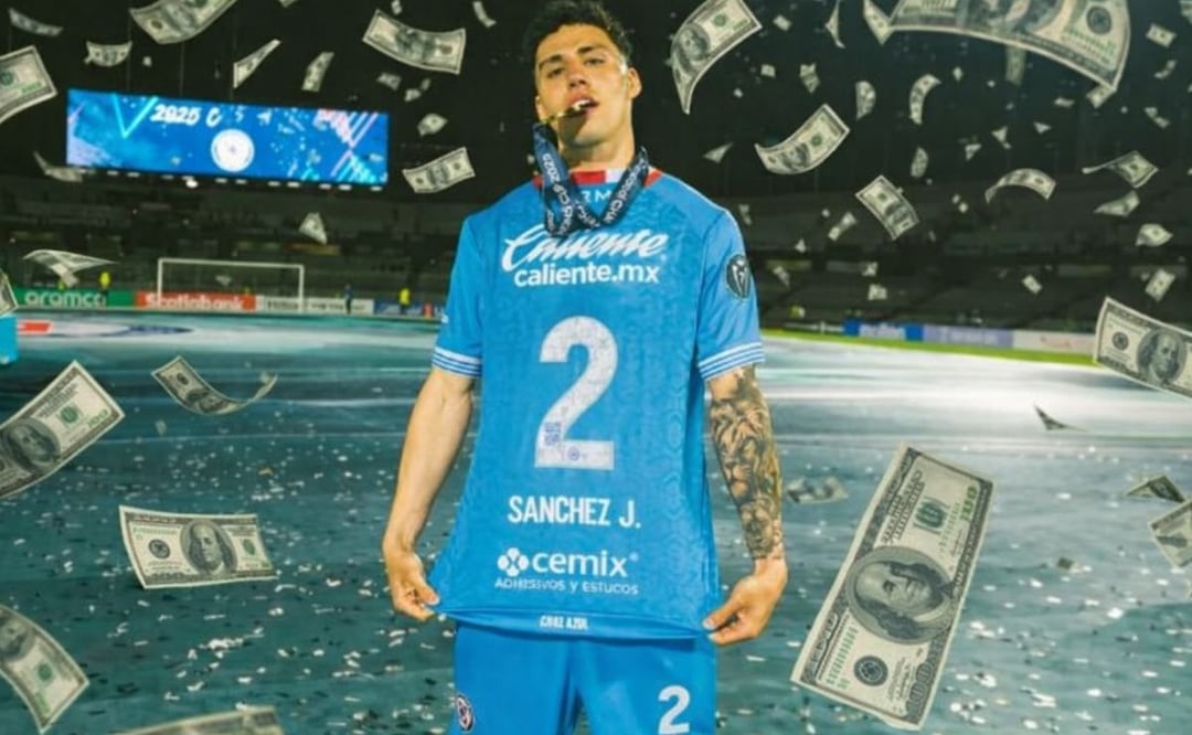 Cruz Azul habría aceptado la oferta del PAOK Salónica FC por Jorge Sánchez. Foto: (Redes Sociales. IA)