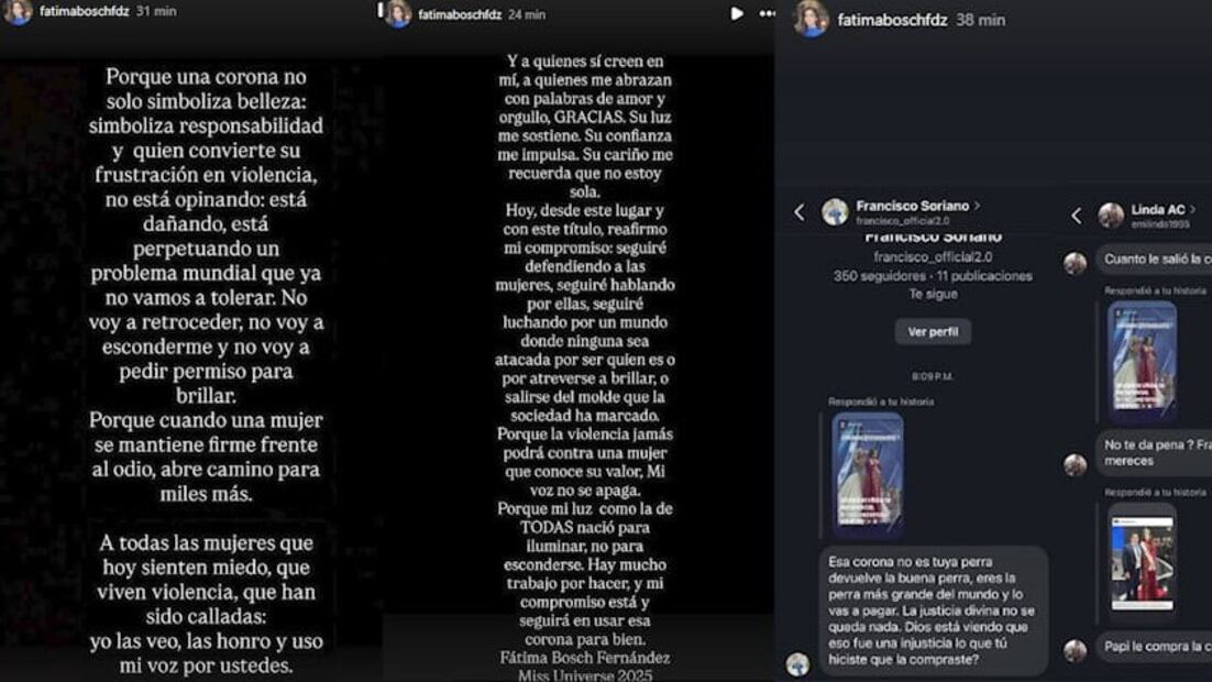 Fátima Bosch expone ataques en su contra y responde. Foto: (Redes Sociales)