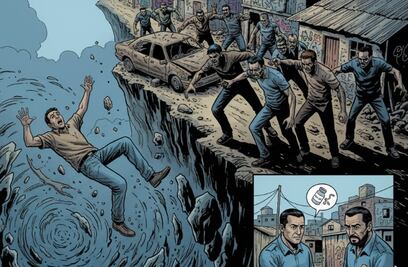 10 hombres lo persiguieron y cayó a una muerte brutal, en Álvaro Obregón