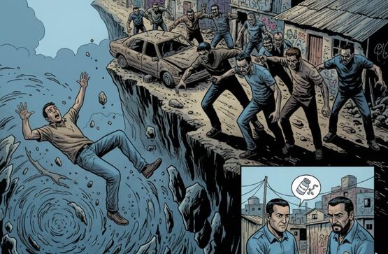 10 hombres lo persiguieron y cayó a una muerte brutal, en Álvaro Obregón