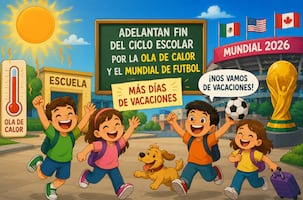 La SEP anuncia: Por calor extremo y Mundial 2026, niños tendrán más días de vacaciones