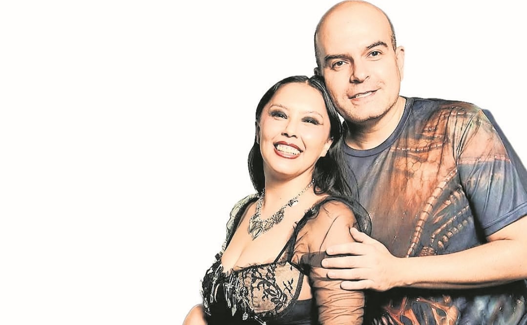 Rodrigo, mejor conocido como Iguana Visión, y su esposa Alin Pescina. Foto: Especial