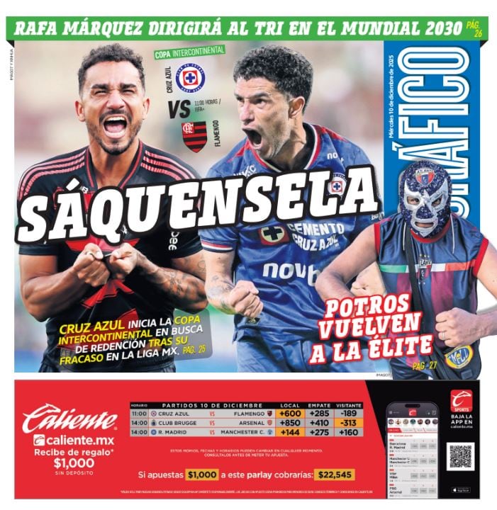 Imagen: Staff El Gráfico (Portada | El Gráfico | Miércoles 10 de diciembre de 2025)