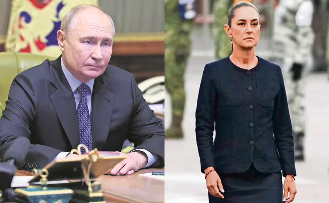 Putin le hace el feo a Claudia Sheinbaum y rechaza venir a la toma de posesión