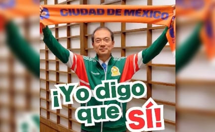Embajador de Japón se pone el sombrero y lanza su “¿Y si sí?” para apoyar a México