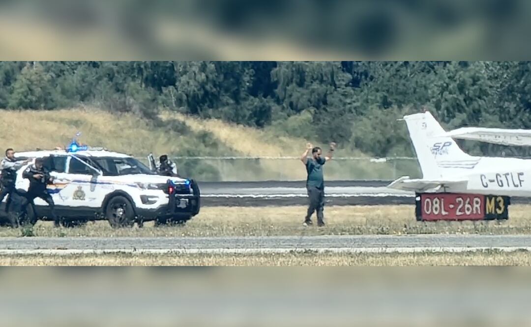 Secuestro de avión en Canadá (Foto: Especial)