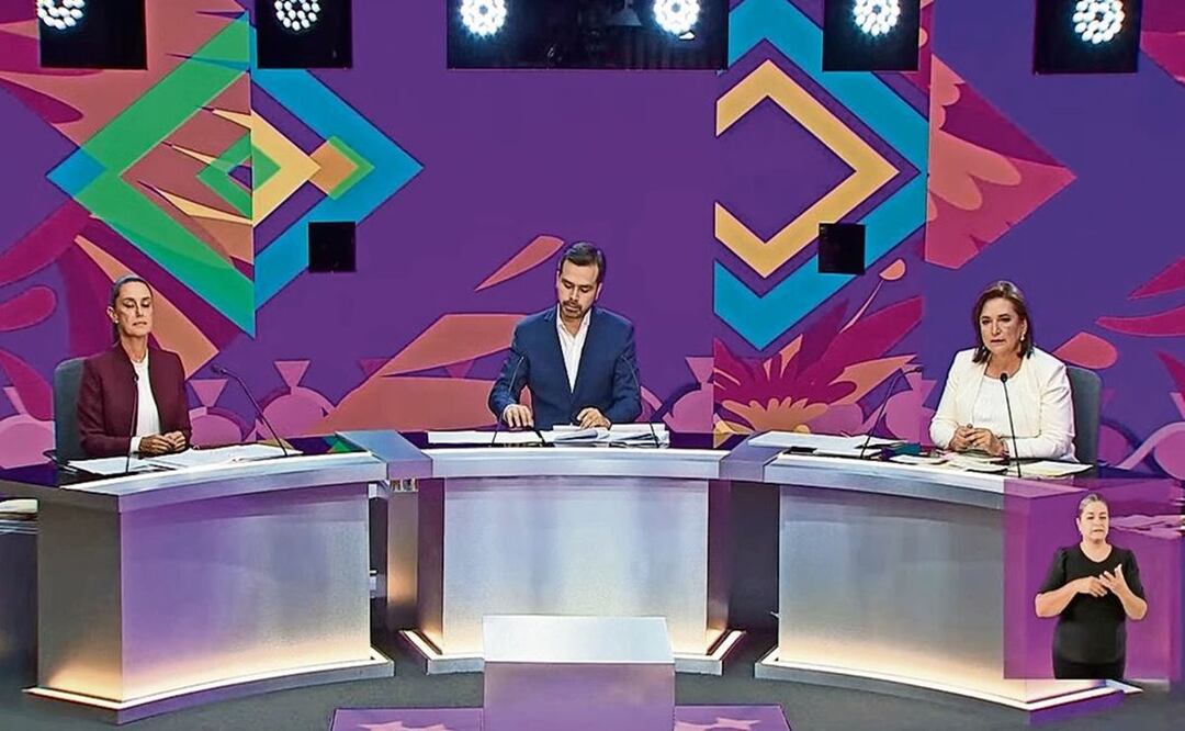 Ataques, reproches y memes, así se puso el primer debate presidencial 2024