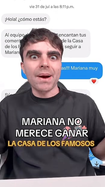 La Jose expone mensajes pidiendo apoyar a Mariana Ochoa (Vía: Tik tok)