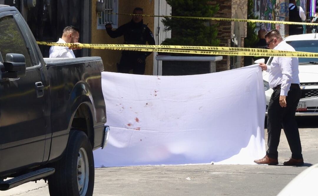 Líder de transportistas es asesinado en Neza. Foto: (Valente Rosas. El Gráfico)