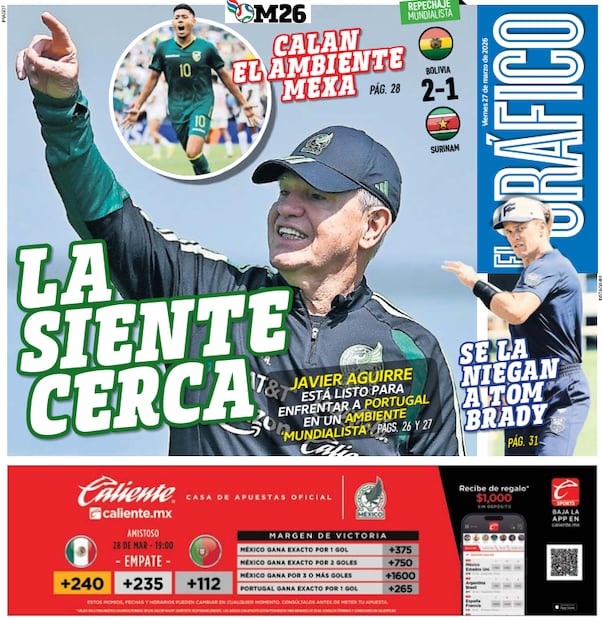 Portada El Gráfico | Viernes 27 de marzo de 2026