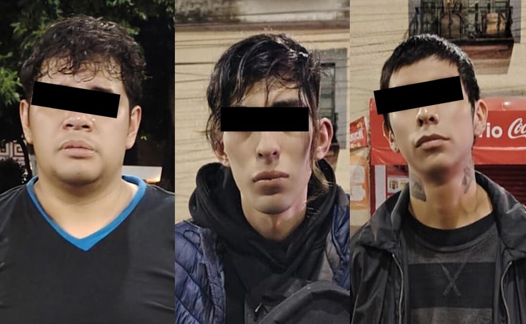 Polis alcanzan y detienen a 3 sujetos que agredieron a un hombre en la GAM