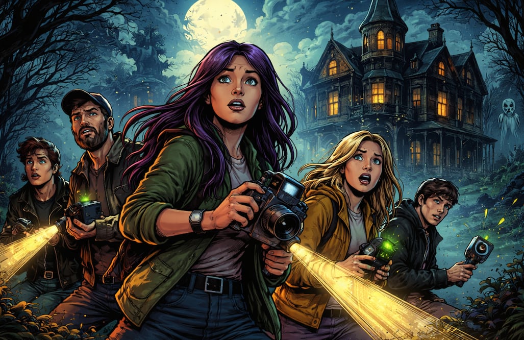 ¿Casas embrujadas reales? El grupo mexicano que asegura haber captado actividad paranormal (Foto: Creada con IA)