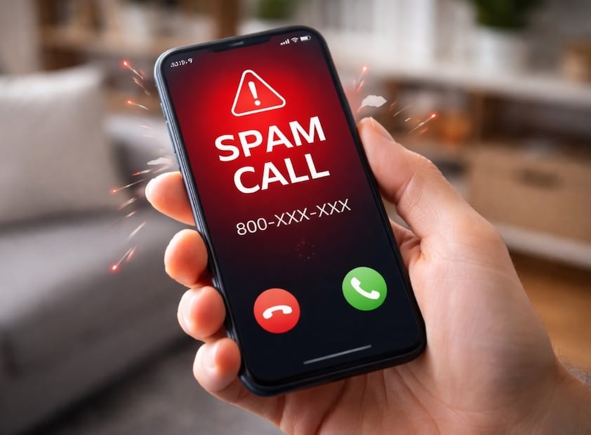¿Harto de las llamadas de spam? Este es el secreto para que dejen de molestarte. Foto: (IA)