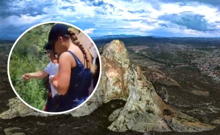 Regañan a turista “americana” por rayar la Peña de Bernal ¿Hubo castigo? 