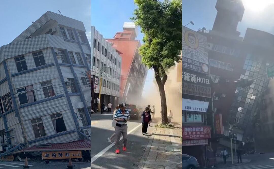 Difunden videos del aterrador terremoto que azotó Taiwán y actualizan la cifra de muertos