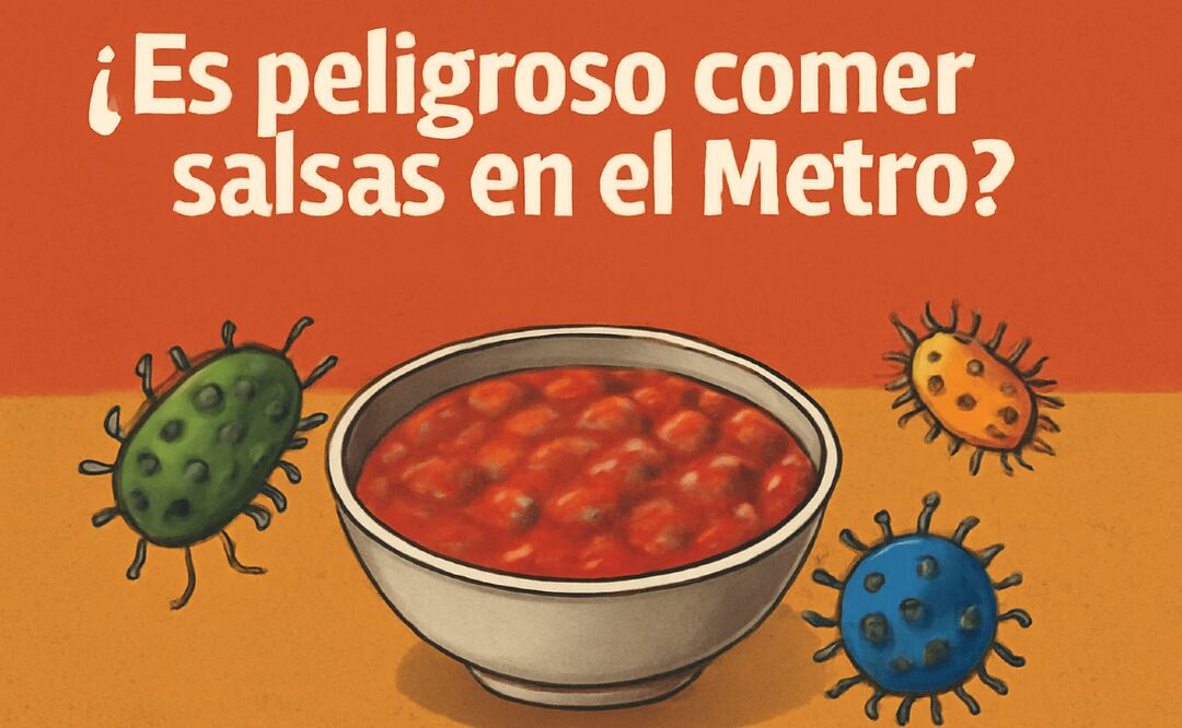 ¿Es peligroso comer salsas en el Metro? Un estudio del IPN revela cuáles son las más cochinas
Imagen Ilustrativa: IA