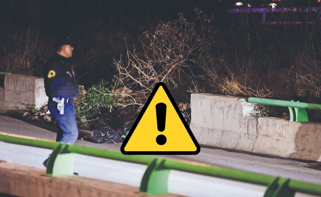 Encuentran cuerpo embolsado en los límites de la GAM y Ecatepec. Foto: (Valente Rosas. El Gráfico)