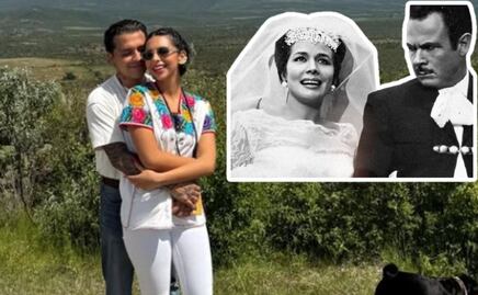 Christian Nodal y Ángela Aguilar visitan tumbas de Flor Silvestre y Don Antonio ¿Se les aparecieron?