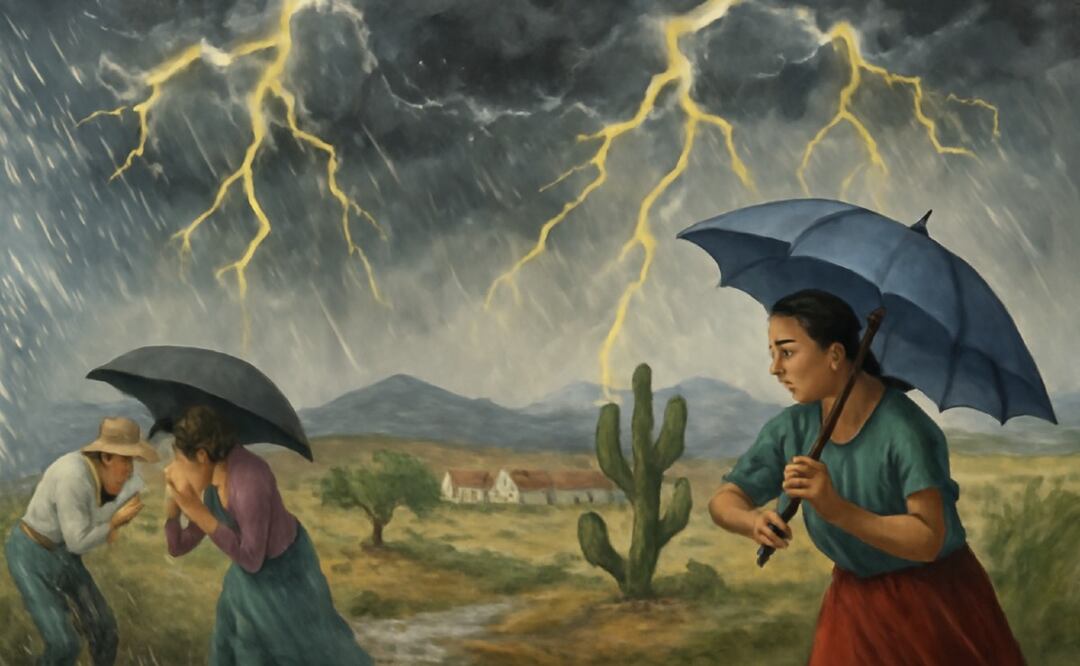 ¡Qué no se te olvide el paraguas! ¿Cómo estará el clima hoy en la República Mexicana?
Imagen Ilustrativa: IA
