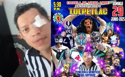 Luchadores se unen para salvar la vista del réferi Furcio. ¿Qué fue lo que le sucedió?