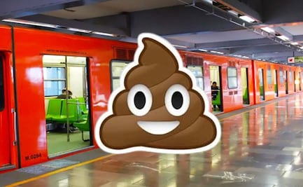 Alguien en el Metro CDMX no se aguantó y dejó popis embarrada