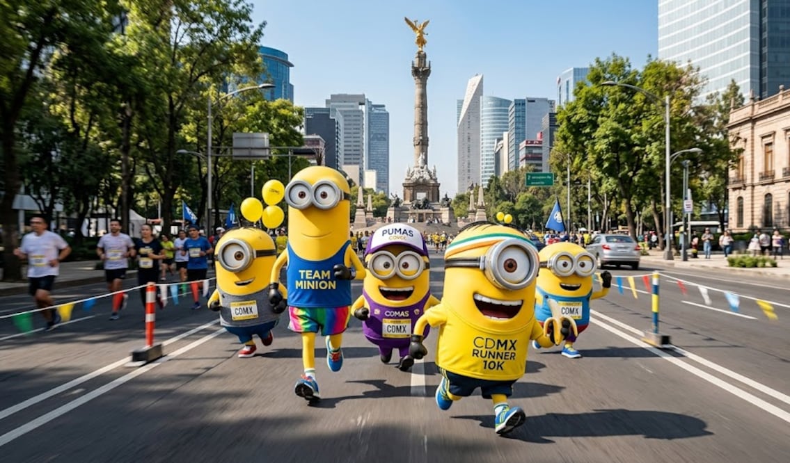 Minions Run 2026 en CDMX: ¿Cuánto cuesta, qué incluye el kit y cuándo será la carrera? (Foto: Creada con IA)