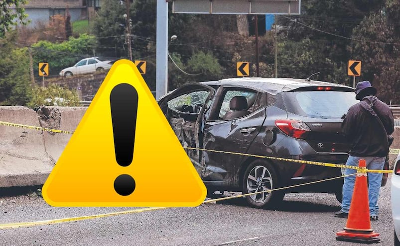 Mujer muere en fuerte accidente en la México-Toluca: Hay dos heridos