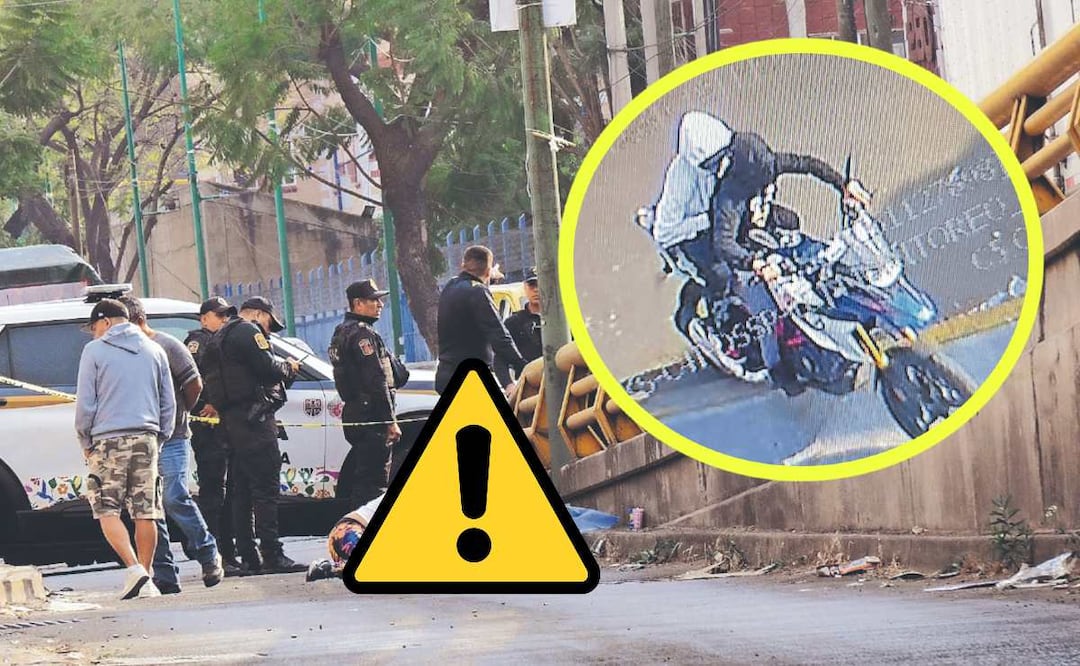 Motosicarios acribillan a un hombre y huyen en la Cuauhtémoc. Foto: (Osmar Alvarado. El Gráfico)