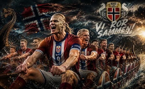 ¡TODOS UNOS VIKINGOS! Noruega apoya a su equipo con emblemático festejo 