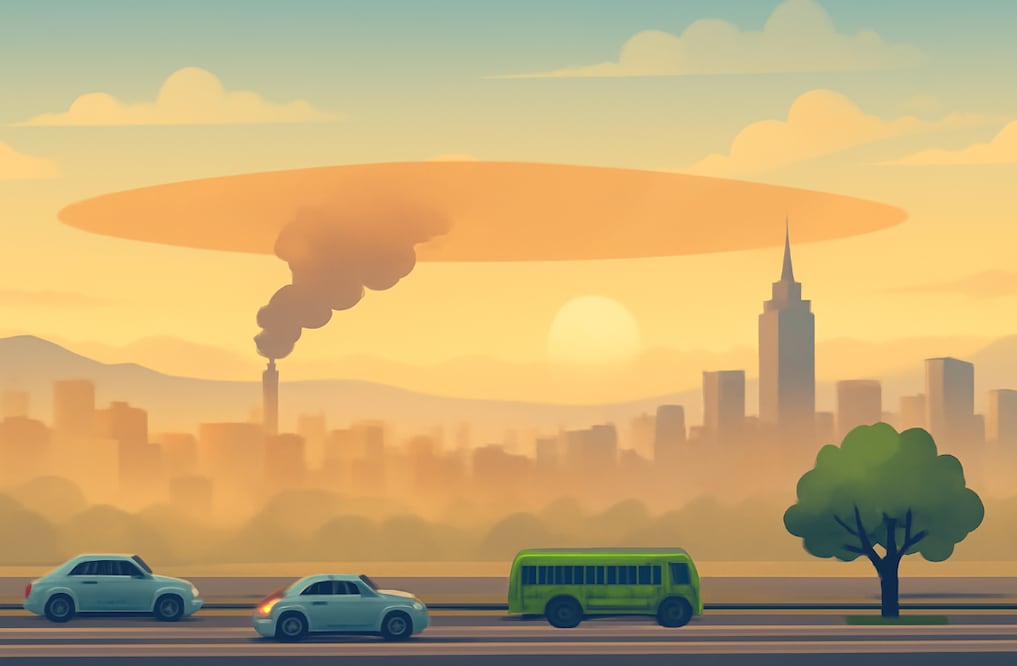 Contaminación (Foto: Creada con IA)