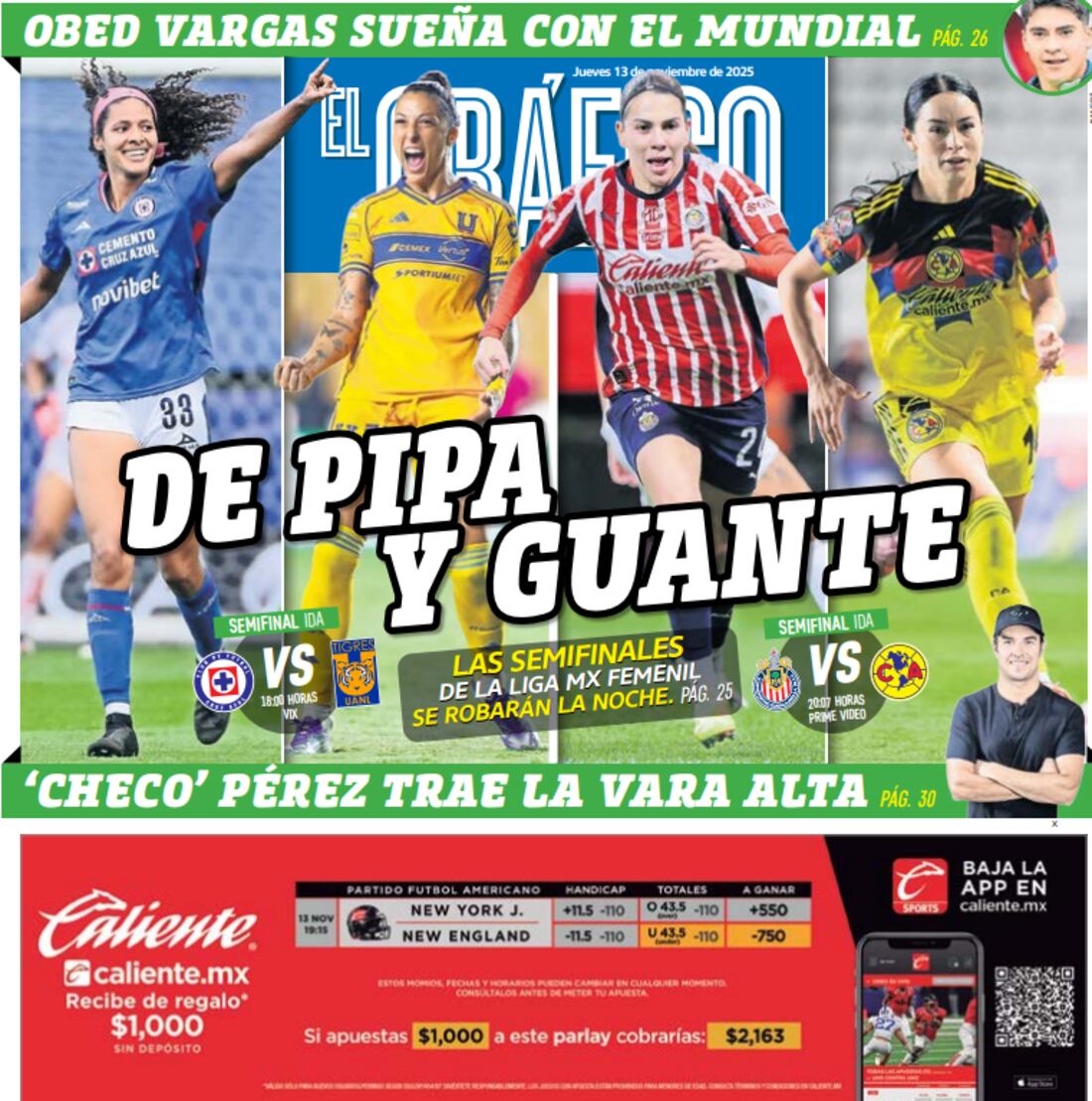 Portada El Gráfico | Jueves 13 de noviembre 2025