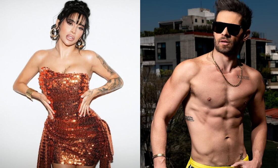 Kim Shantal y Eleazar Gómez en La Granja VIP. Foto: (Redes Sociales)